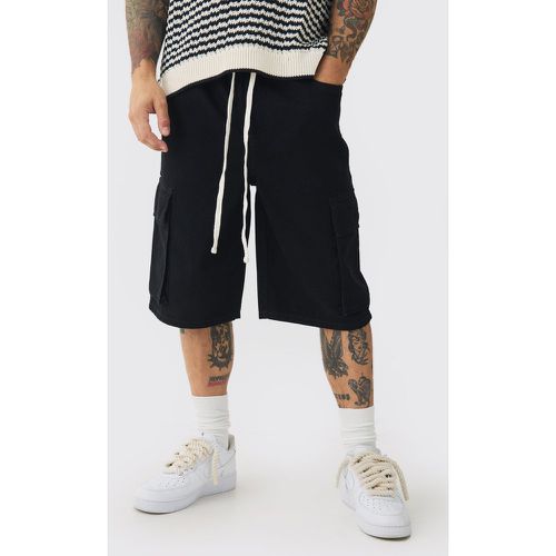 Short cargo baggy à taille élastiquée - S - Boohooman - Modalova