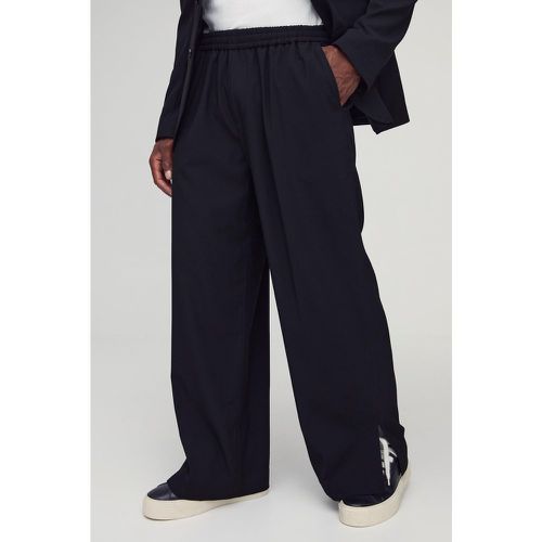 Pantalon large habillé fendu - 28 - Boohooman - Modalova