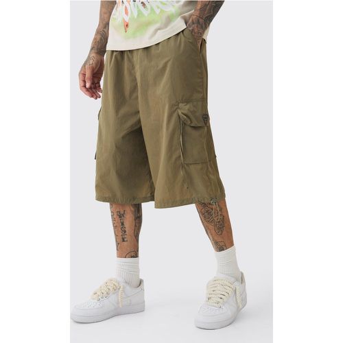 Tall - Short cargo plissé en nylon - L - Boohooman - Modalova