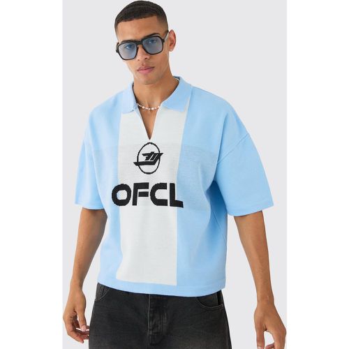 Maillot de football en maille - S - Boohooman - Modalova