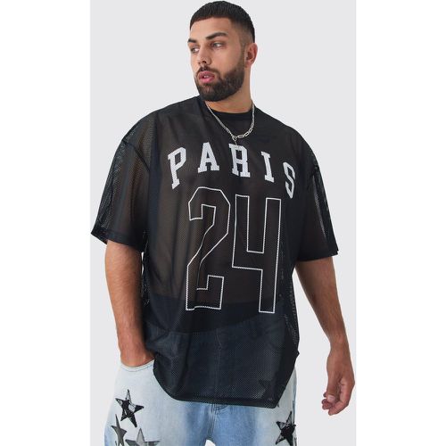 Grande taille - T-shirt de basket à imprimé Paris - XXXL - Boohooman - Modalova