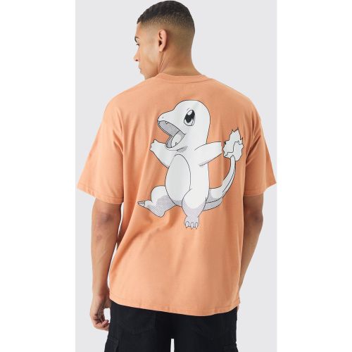 T-shirt oversize à col montant et imprimé Pokémon - S - Boohooman - Modalova