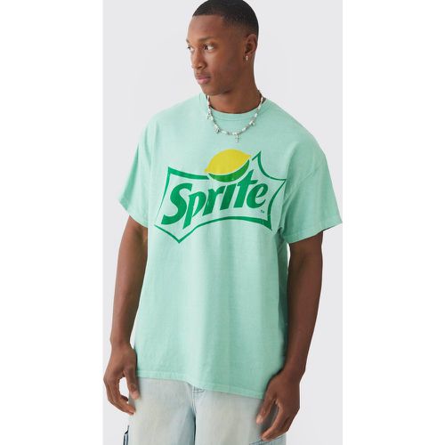 T-shirt oversize délavé à imprimé Sprite - S - Boohooman - Modalova