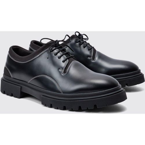 Chaussures Derby à coutures contrastantes - 41 - Boohooman - Modalova