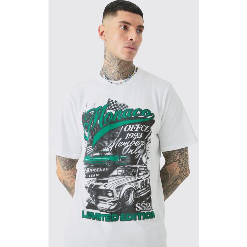 Tall - T-shirt à imprimé Monaco - 2XL - Boohooman - Modalova