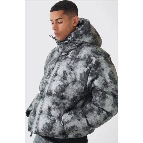 Doudoune oversize délavée en - S - Boohooman - Modalova