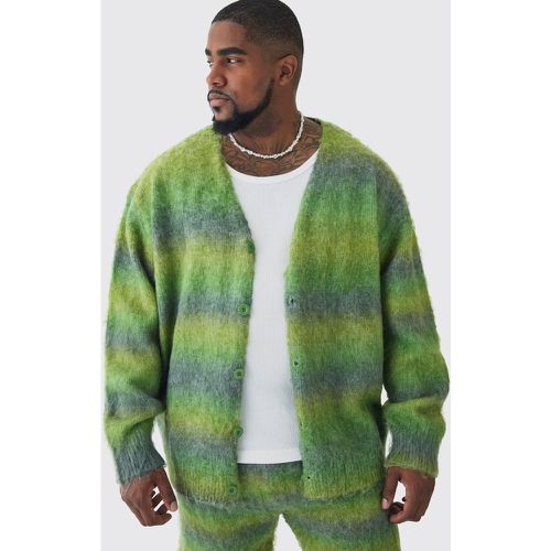 Grande taille - Cardigan oversize à rayures - XXXL - Boohooman - Modalova