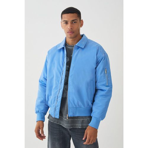 Bomber satiné en homme - S - Boohooman - Modalova