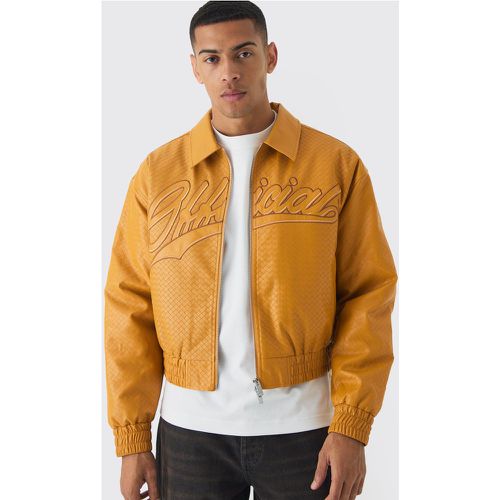 Bomber oversize à motif dé - Official homme - L - Boohooman - Modalova