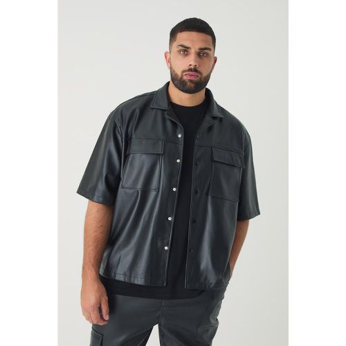 Grande taille - Surchemise à manches courtes - XXXL - Boohooman - Modalova