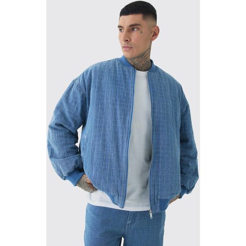 Tall - Bomber oversize matelassé homme - XL - Boohooman - Modalova