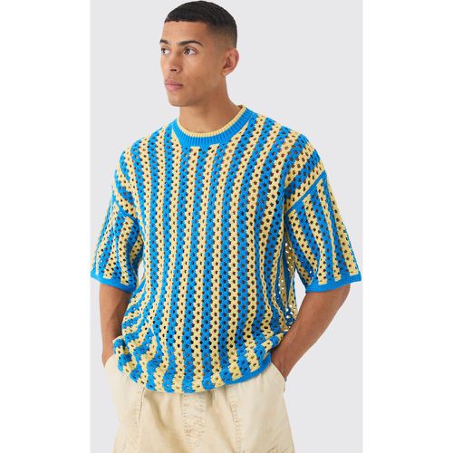 T-shirt oversize à coutures apparentes - L - Boohooman - Modalova