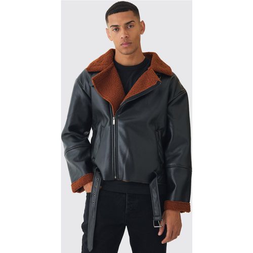 Veste oversize aviateur - S - Boohooman - Modalova