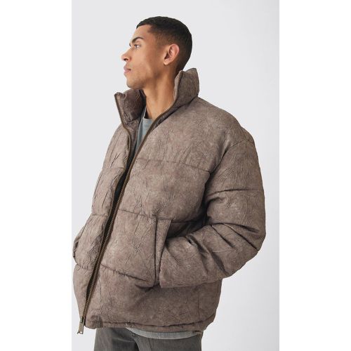 Doudoune oversize à col montant - S - Boohooman - Modalova