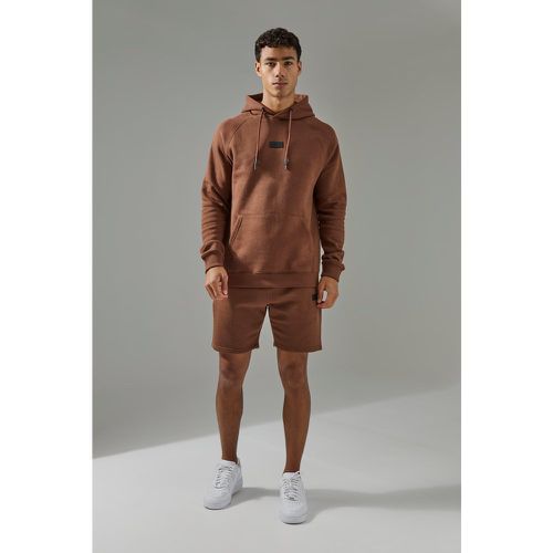 Survêtement avec sweat à capuche et short - MAN Active - S - Boohooman - Modalova