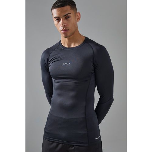 T-shirt à manches longues - MAN Active homme - S - Boohooman - Modalova