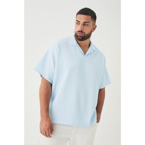 Grande taille - Polo plissé - XXXL - Boohooman - Modalova