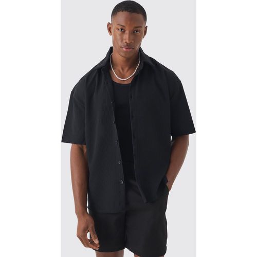 Chemise oversize plissée - L - Boohooman - Modalova