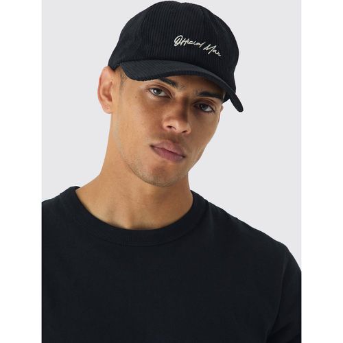 Casquette en velours côtelé - Official MAN - ONE SIZE - Boohooman - Modalova