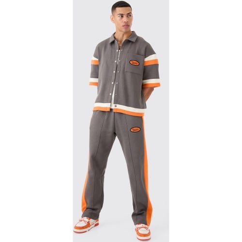 Survêtement ample universitaire homme - S - Boohooman - Modalova