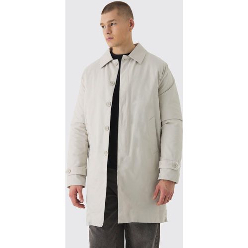 Imperméable long matelassé dans le sable - S - Boohooman - Modalova