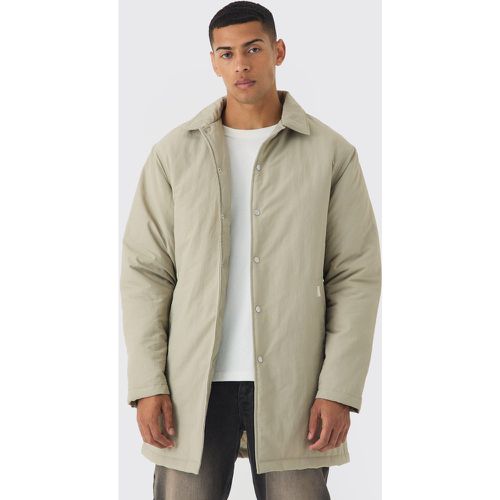 Imperméable long texturé - MAN - S - Boohooman - Modalova