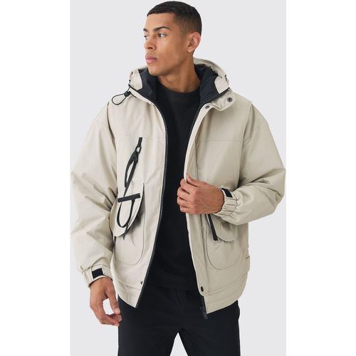 Parka technique à capuche en homme - M - Boohooman - Modalova