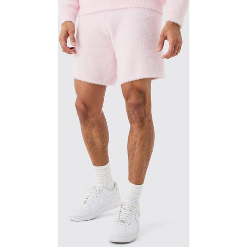 Short large duveteux clair - L - Boohooman - Modalova