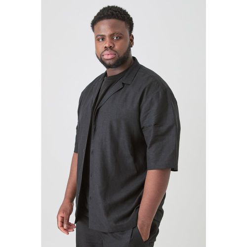 Grande taille - Chemise en lin - XXXL - Boohooman - Modalova