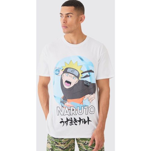 Oversized Naruto Anime License T-shirt - Boohooman - Modalova