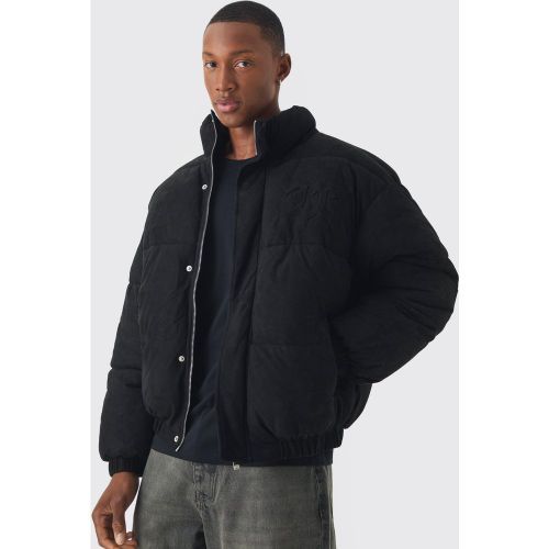 Doudoune oversize à col montant en synthétique - XS - Boohooman - Modalova