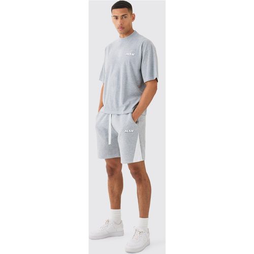 Ensemble oversize à coutures contrastantes - MAN - S - Boohooman - Modalova