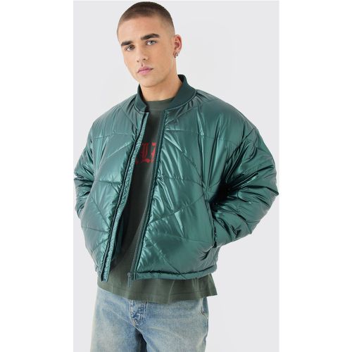 Bomber oversize matelassé en homme - S - Boohooman - Modalova