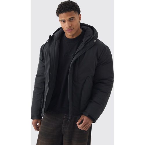 Parka matelassée à cordon de serrage homme - S - Boohooman - Modalova