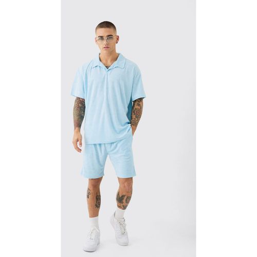 Ensemble oversize avec polo et short - S - Boohooman - Modalova