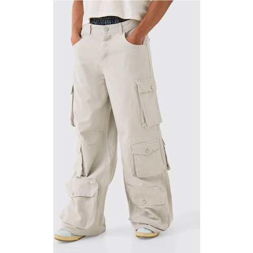 Jean cargo délavé à poches multiples homme - 28R - Boohooman - Modalova