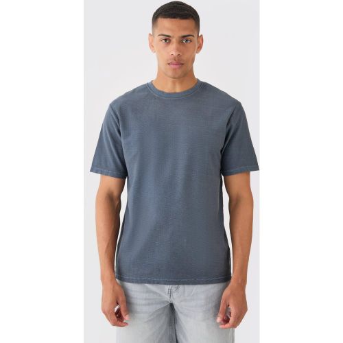 T-shirt délavé texturé - S - Boohooman - Modalova