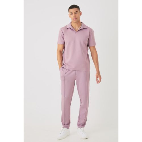 Ensemble avec polo et jogging - M - Boohooman - Modalova