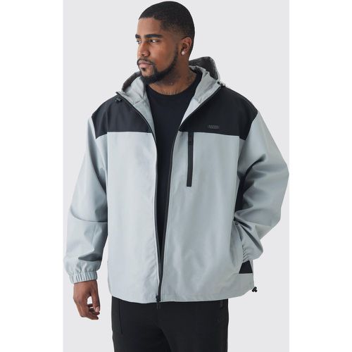 Grande taille - Coupe-vent oversize color block en homme - XXXL - Boohooman - Modalova