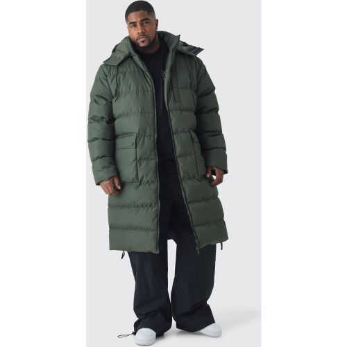 Grande taille - Doudoune longue à capuche en - XXL - Boohooman - Modalova