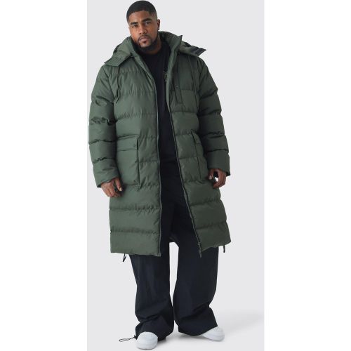 Grande taille - Doudoune longue à capuche en - XXXL - Boohooman - Modalova