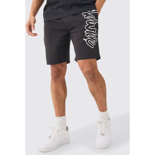 Short large à imprimé Worldwide - L - Boohooman - Modalova