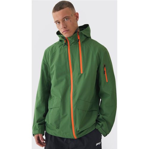 Tall - Coupe-vent zippé à capuche - S - Boohooman - Modalova