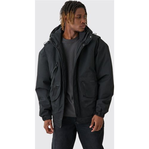 Tall - Parka technique à capuche homme - S - Boohooman - Modalova