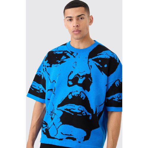 T-shirt oversize dessiné - S - Boohooman - Modalova