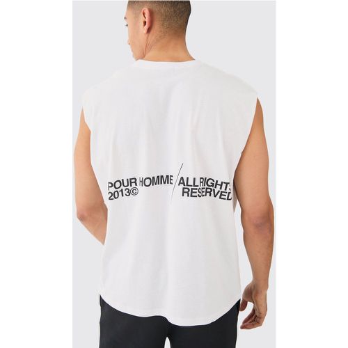 Débardeur oversize à slogan - L - Boohooman - Modalova