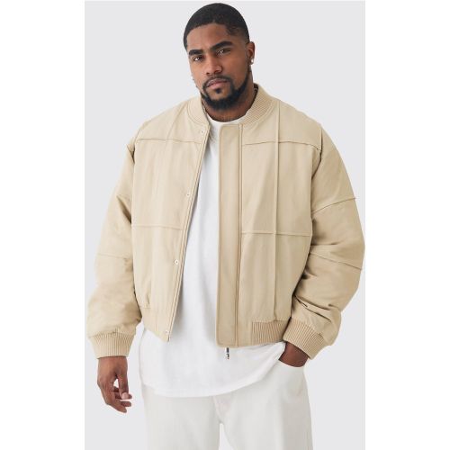 Grande taille - Bomber oversize matelassé homme - XXL - Boohooman - Modalova