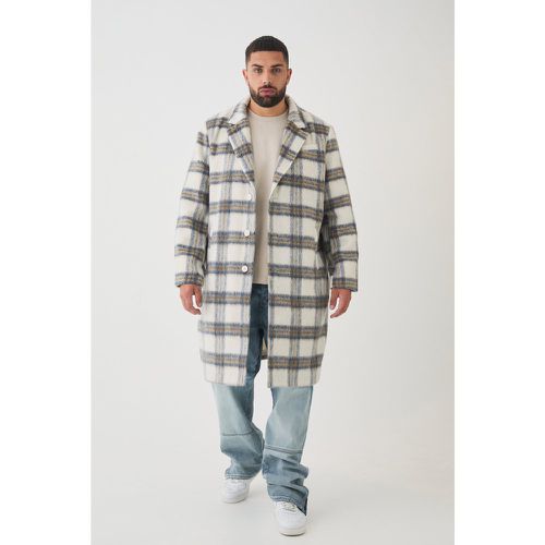 Grande taille - Manteau oversize à carreaux - XXXL - Boohooman - Modalova