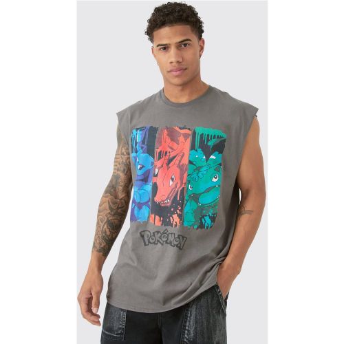 Débardeur oversize à imprimé Pokémon homme - L - Boohooman - Modalova