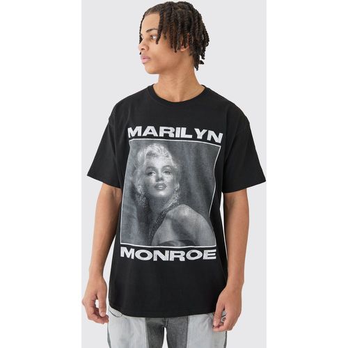 T-shirt oversize à imprimé Marilyn Monroe - M - Boohooman - Modalova